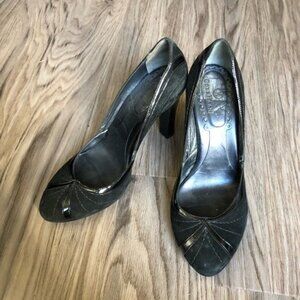 Cole Haan suede‎ leather 3” heel pumps